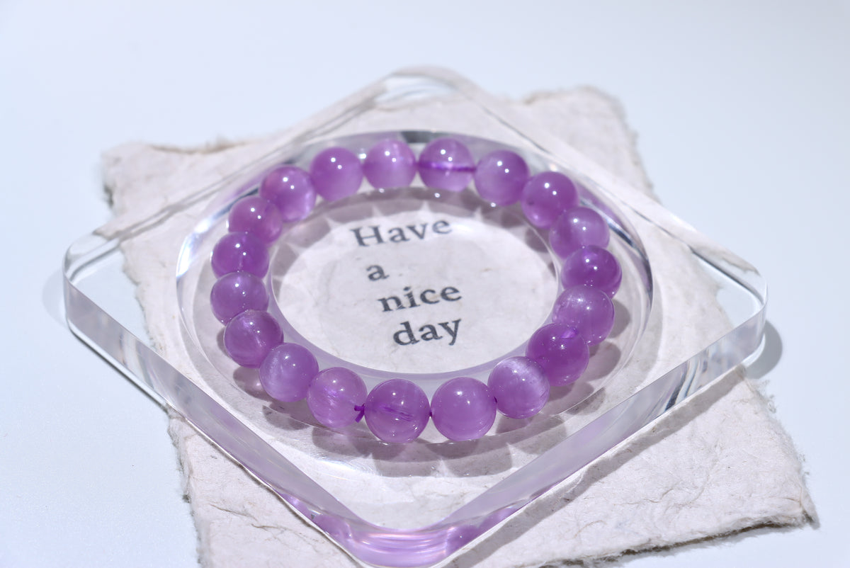 Kunzite Crystal Bracelet