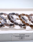 Black Gold Backbone Crystal Bracelet