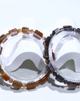 Black Gold Backbone Crystal Bracelet