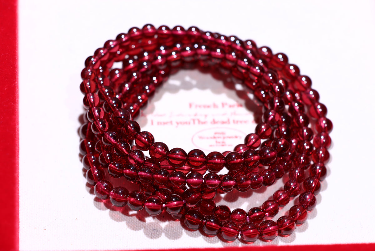 Garnet Crystal Bracelet