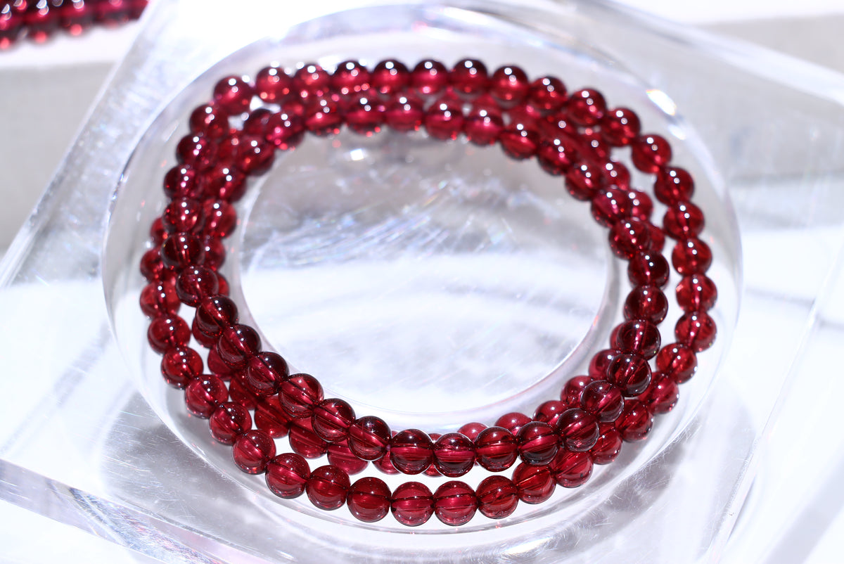 Garnet Crystal Bracelet