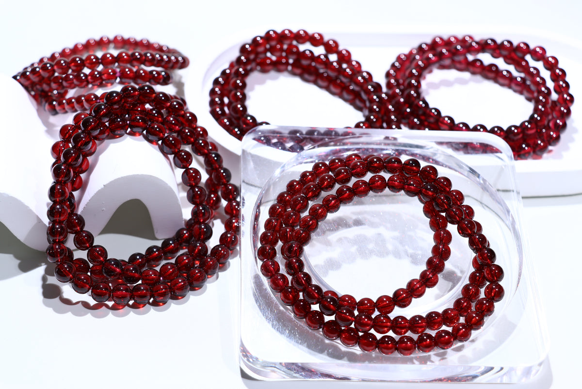 Garnet Crystal Bracelet