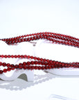 Garnet Crystal Bracelet
