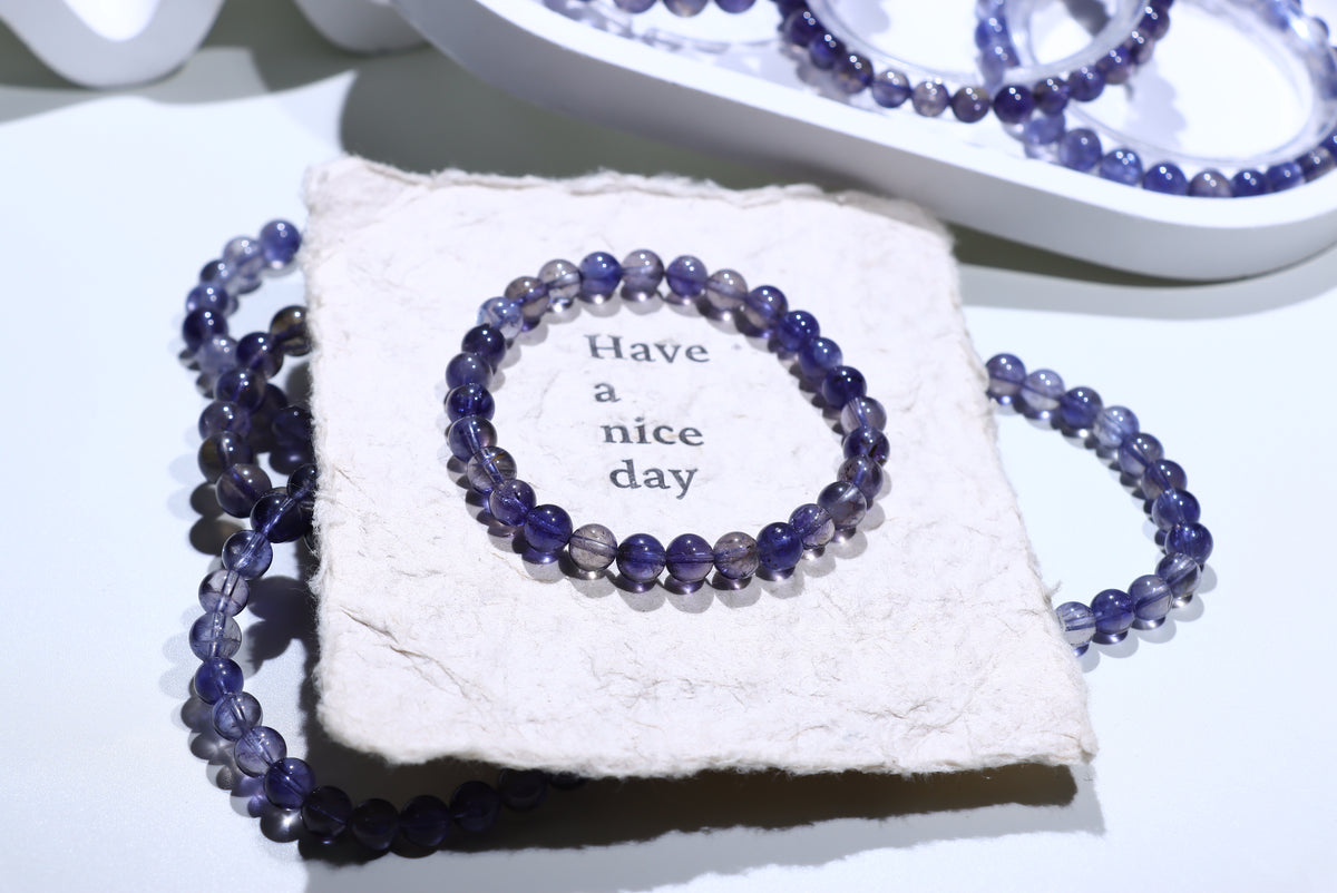 Iolite Crystal Bracelet