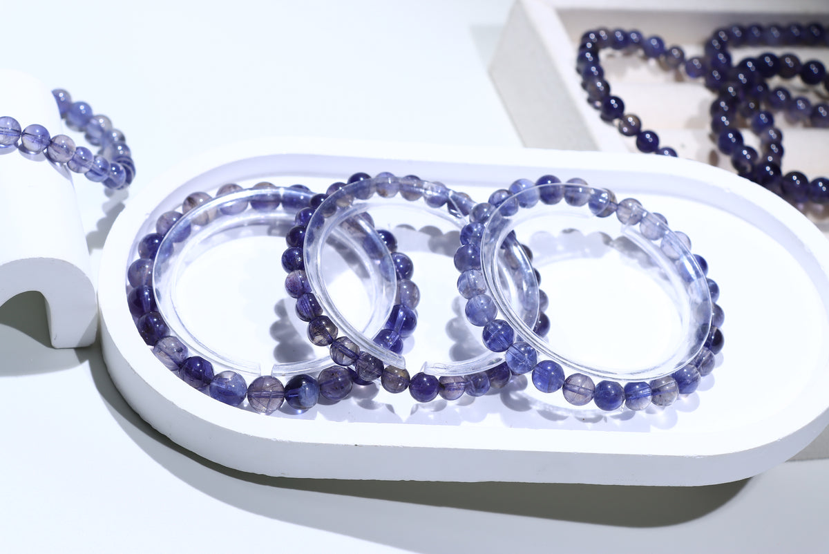 Iolite Crystal Bracelet