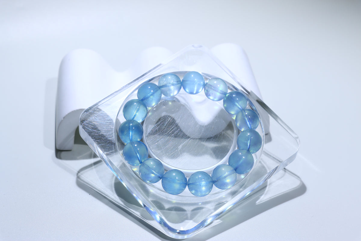 Aquamarine Crystal Bracelet