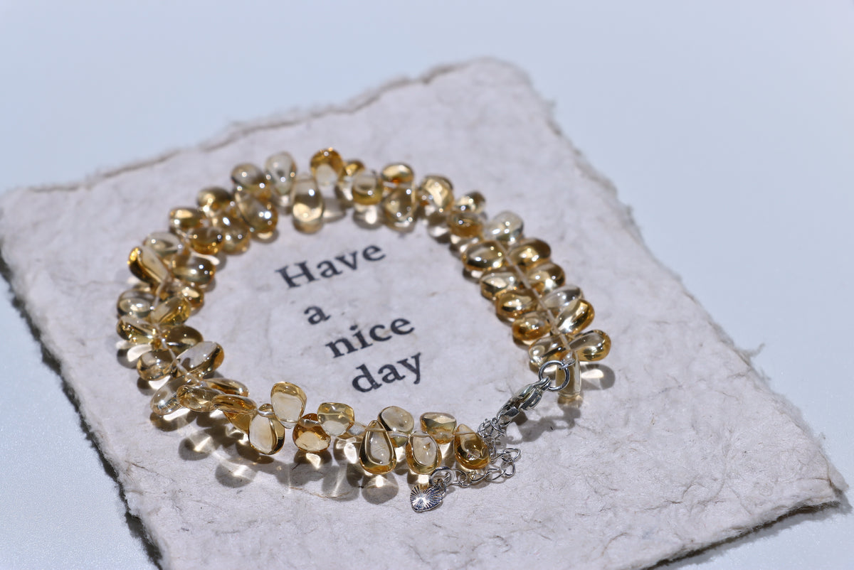 Citrine Crystal Bracelet