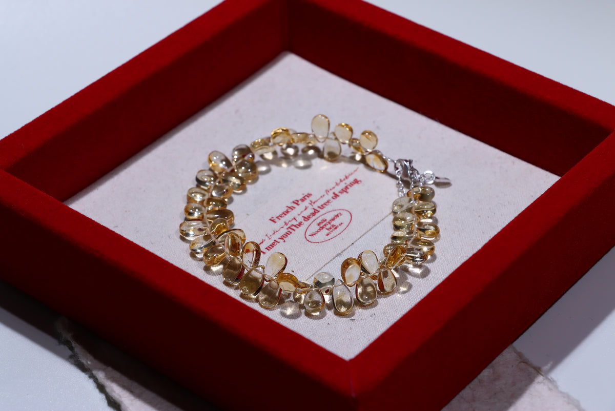 Citrine Crystal Bracelet