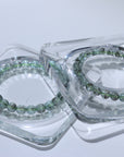 Green Aquamarine Crystal Bracelet