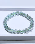 Green Aquamarine Crystal Bracelet