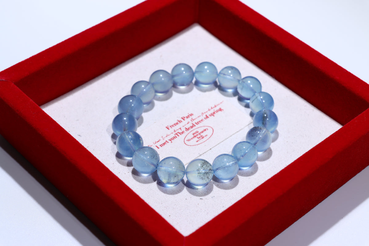 Aquamarine Crystal Bracelet