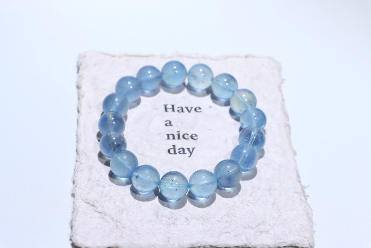 Aquamarine Crystal Bracelet