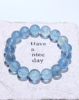 Aquamarine Crystal Bracelet