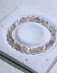 Pink  Lepidolite Crystal Bracelet