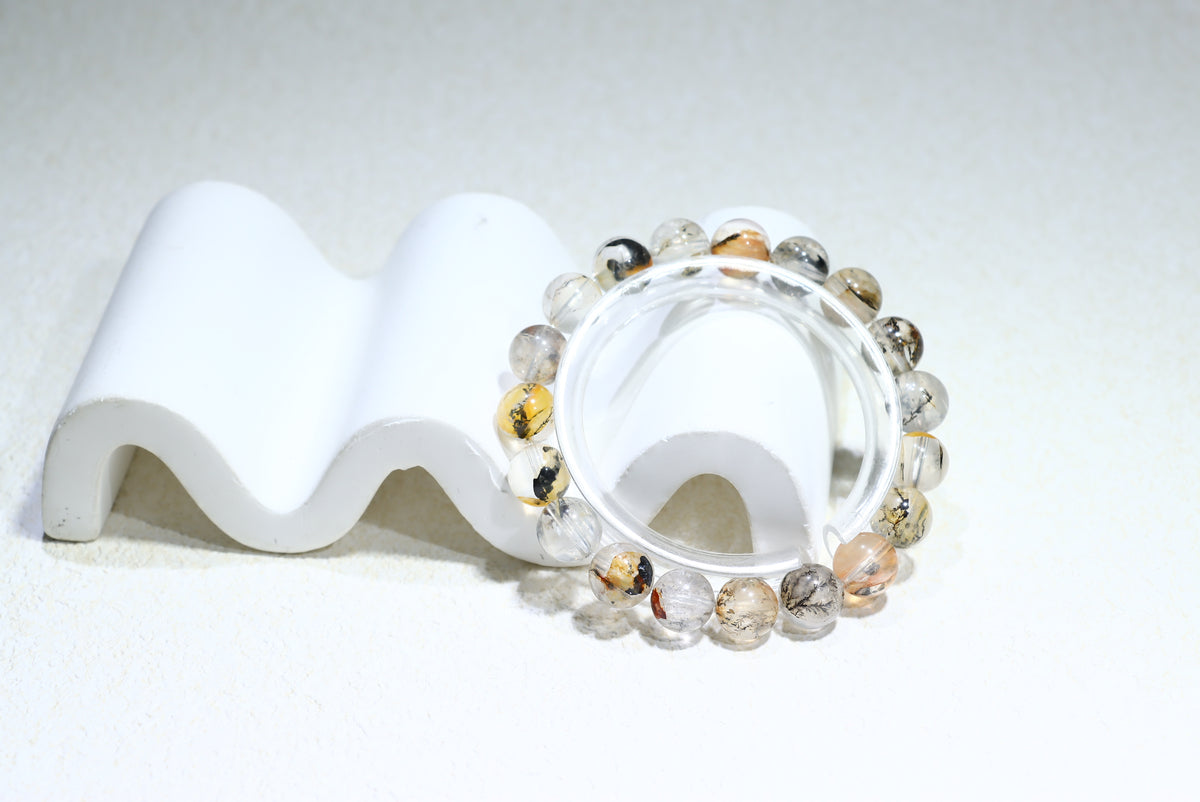 Dendritic Quartz Crystal Bracelet