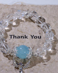 Faceted Clear quartz Bracelet