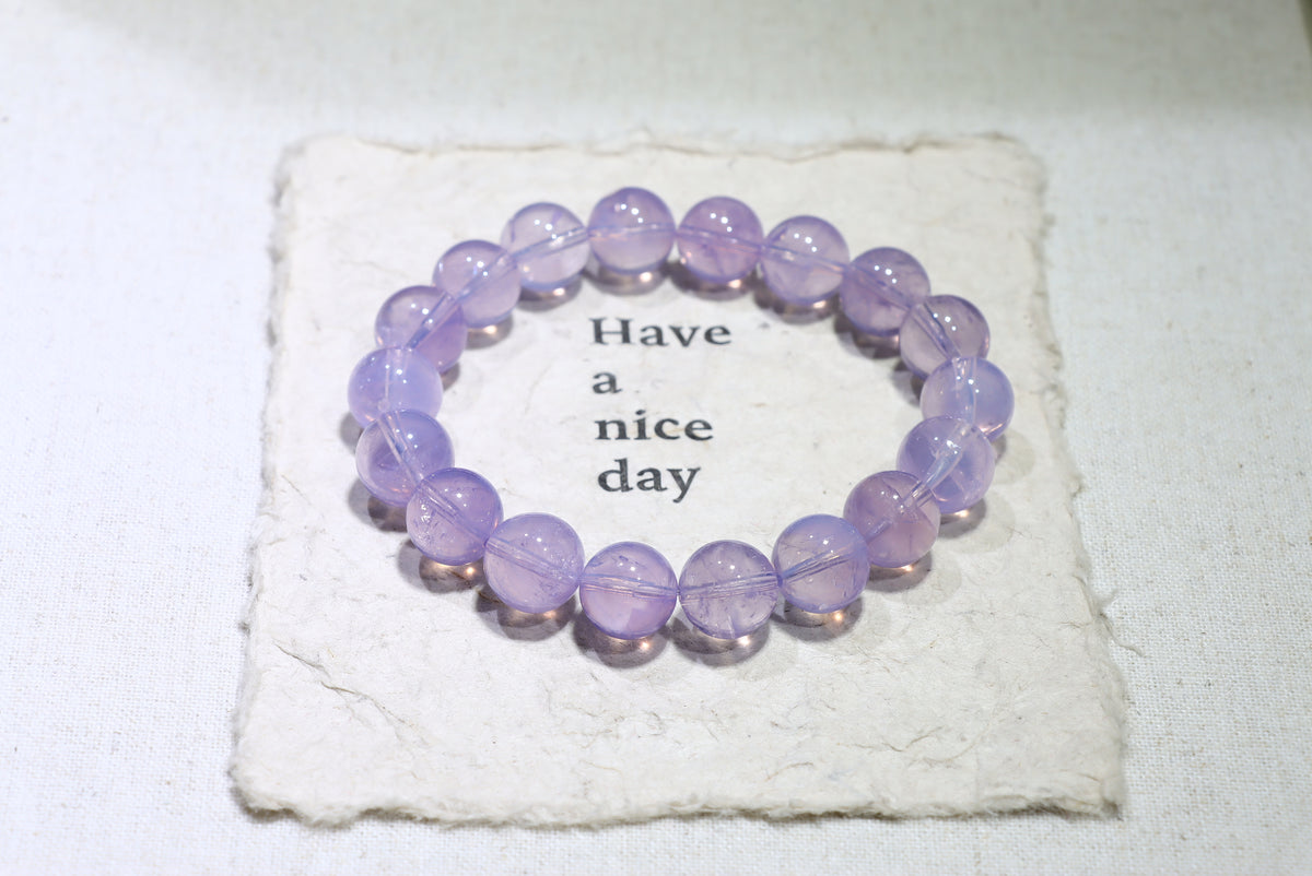 Levander moon stone Crystal Bracelet