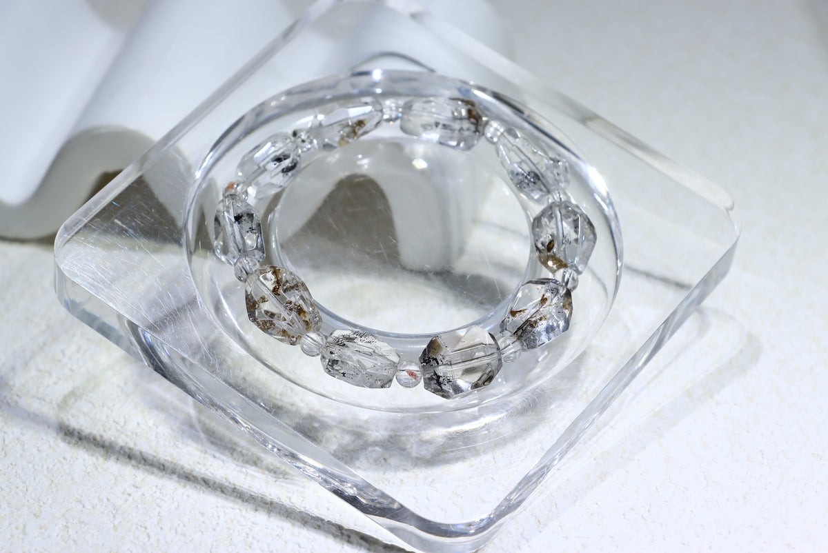 Herkimer diamond Crystal Bracelet
