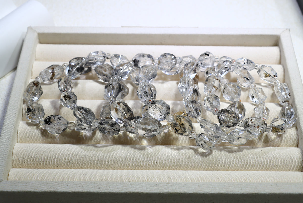 Herkimer diamond Crystal Bracelet