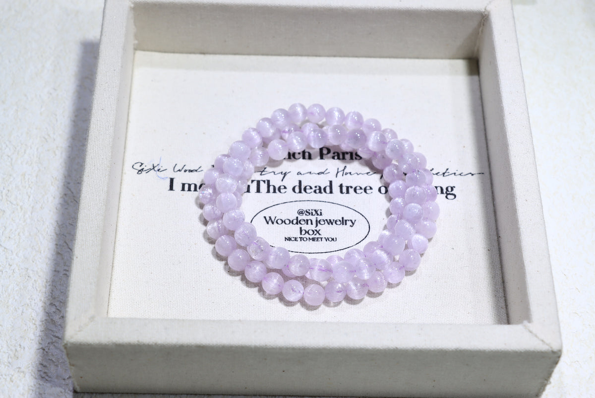 Kunzite Crystal Bracelet