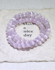 Kunzite Crystal Bracelet