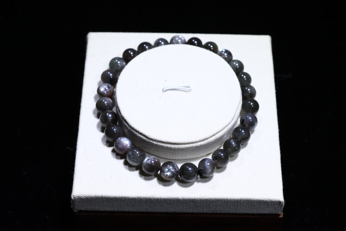 Black Gold Backbone Crystal Bracelet