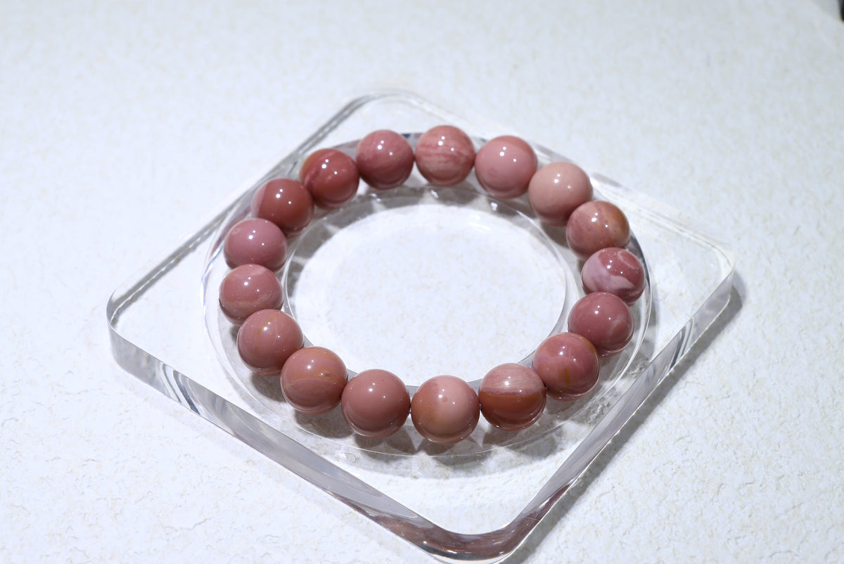 Pink Opal Crystal Bracelet