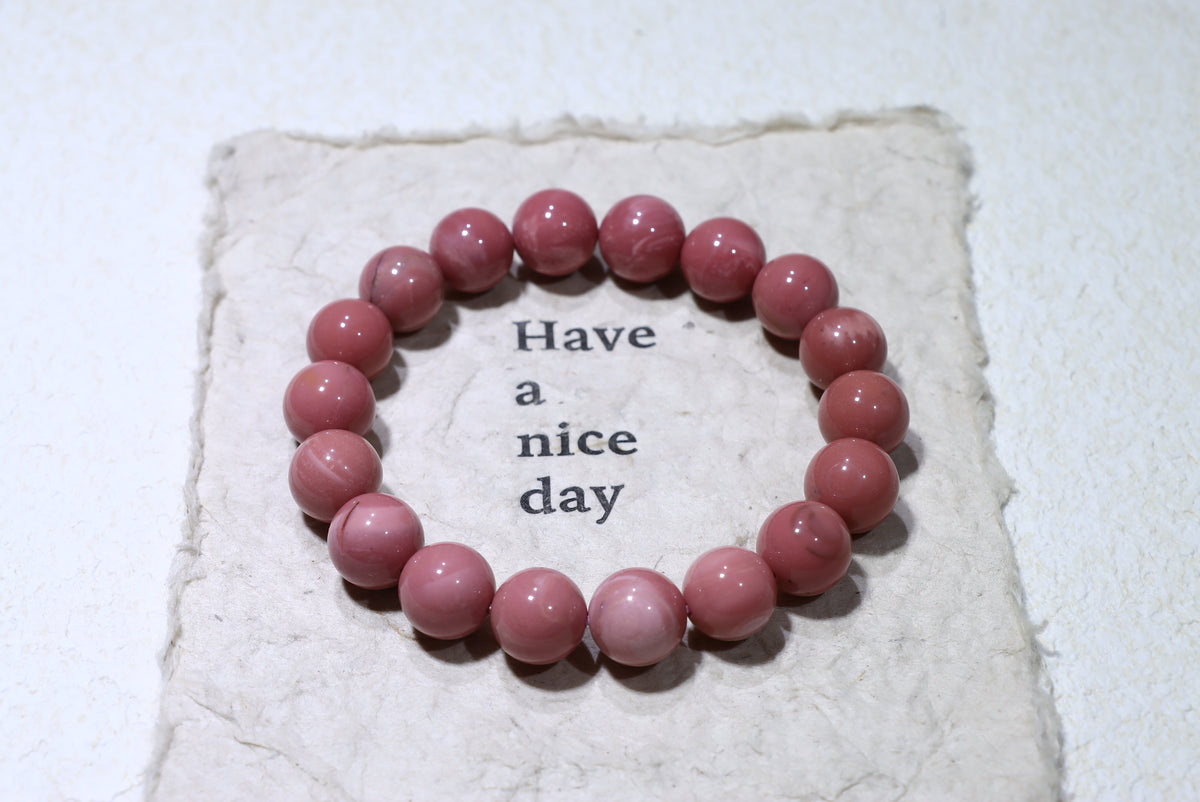 Pink Opal Crystal Bracelet