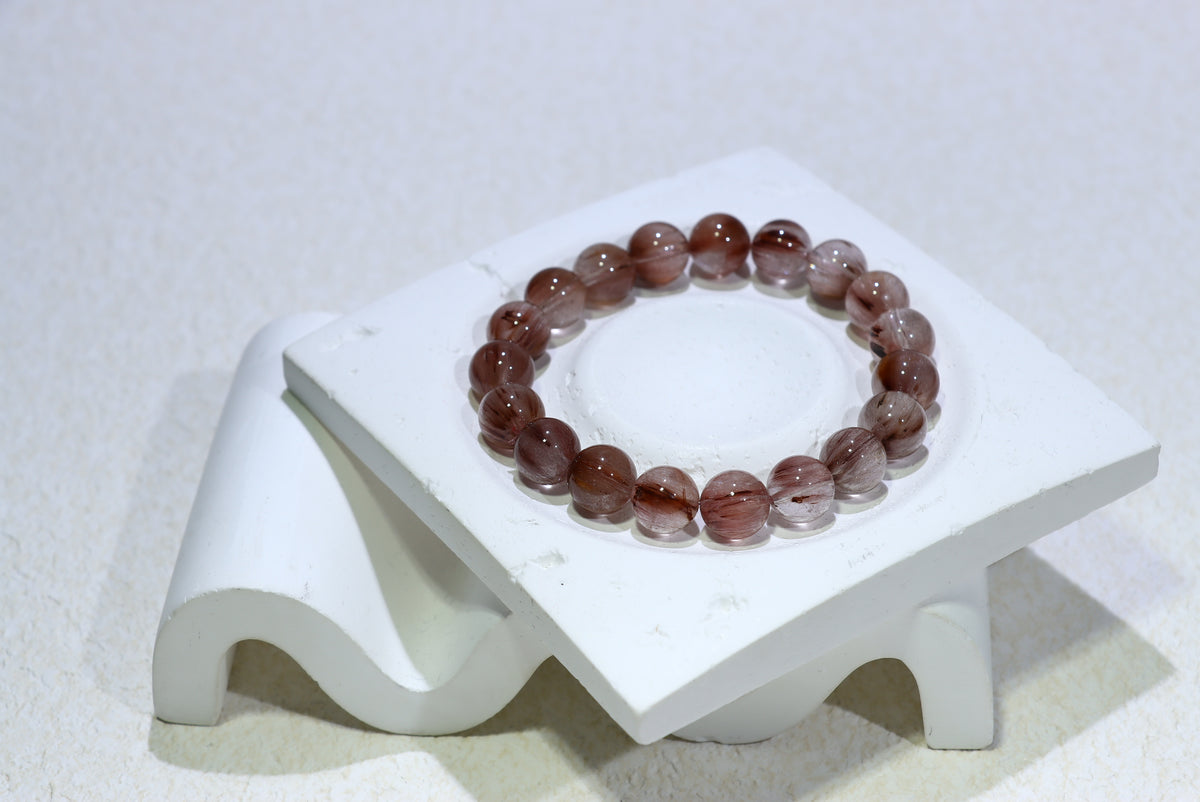 Red Rutile Crystal Bracelet