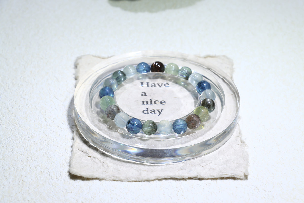 Aquamarine Crystal Bracelet