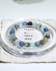Aquamarine Crystal Bracelet
