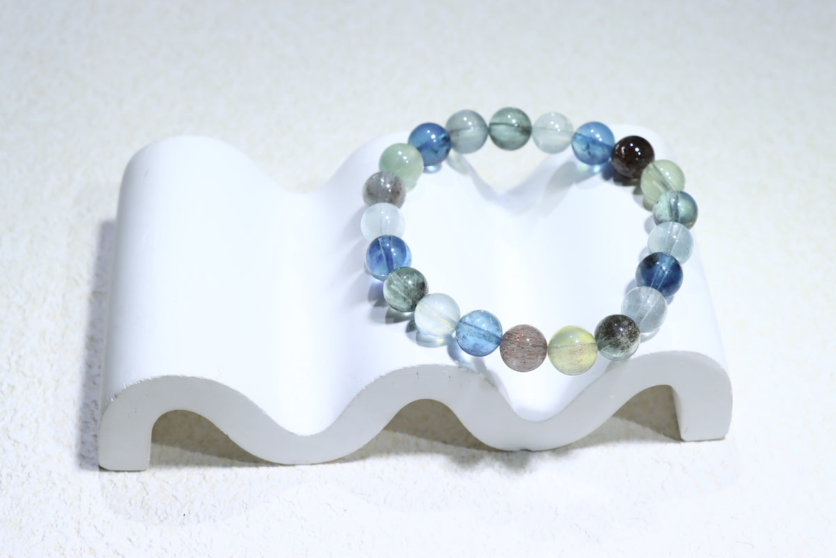 Aquamarine Crystal Bracelet