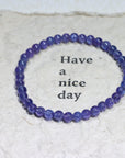 Tanzanite Crystal Bracelet