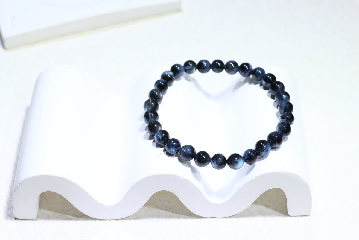 Devil aquamarine Crystal Bracelet