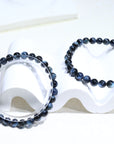 Devil aquamarine Crystal Bracelet