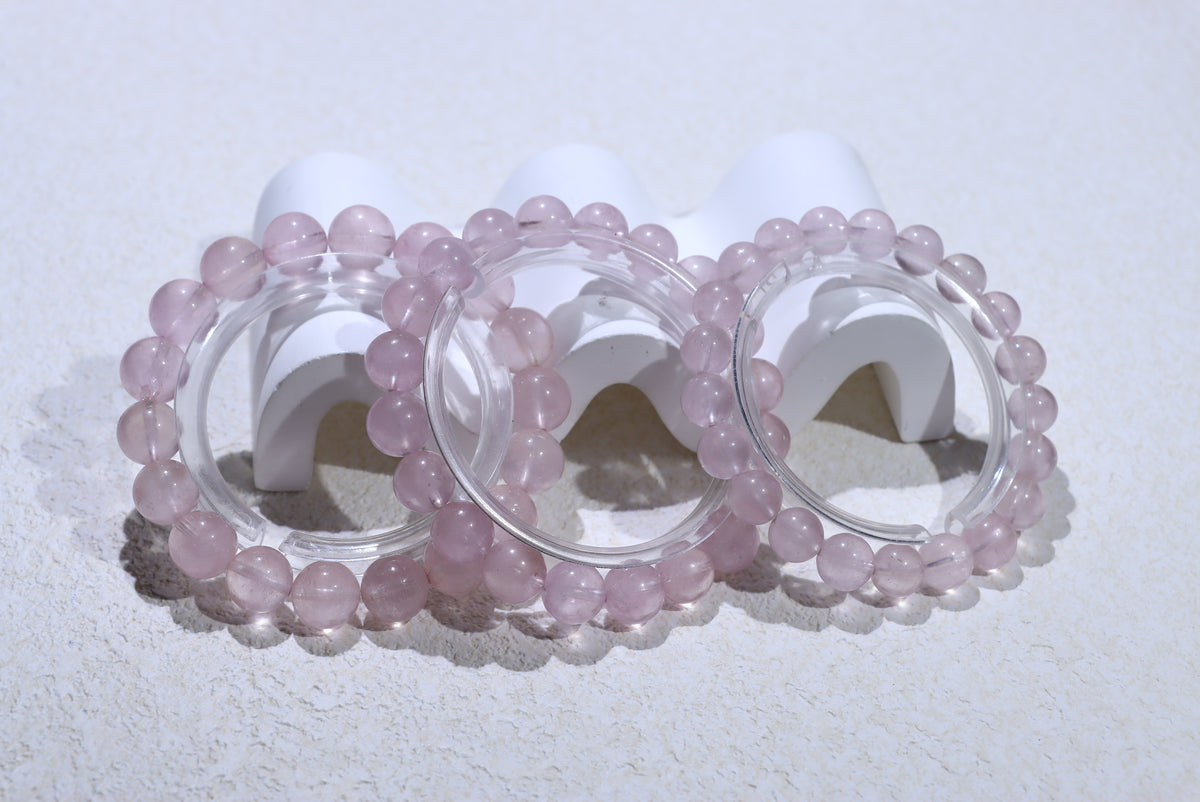 Pink Morganite Crystal Bracelet
