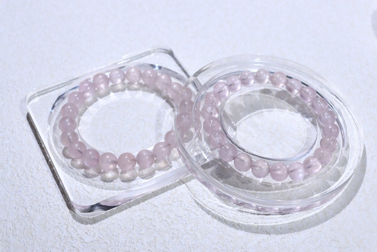 Pink Morganite Crystal Bracelet