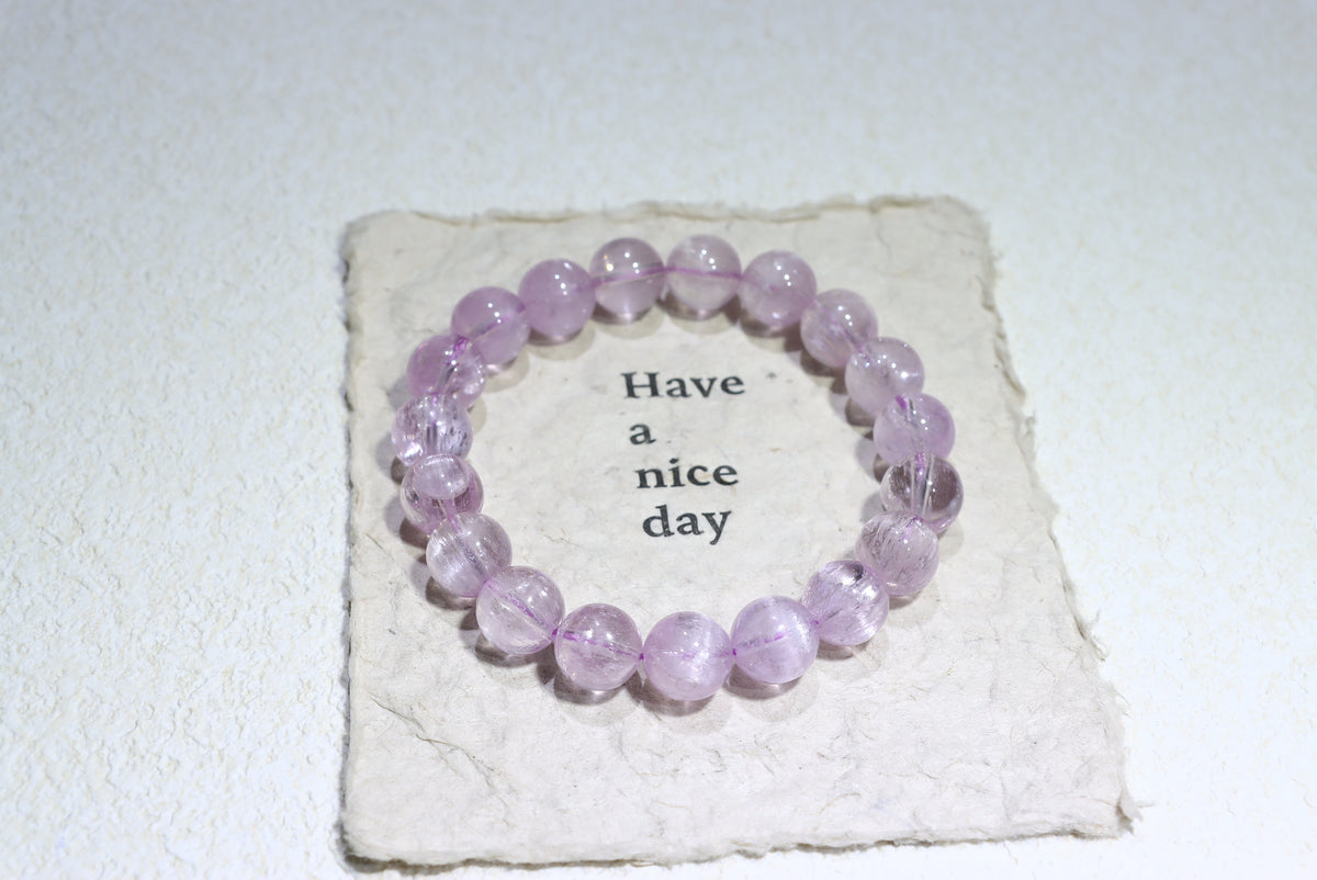 Kunzite Crystal Bracelet