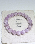 Kunzite Crystal Bracelet