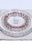 Red garden Crystal Bracelet