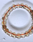 Citrine Sea Urchin Quartz Crystal Bracelet