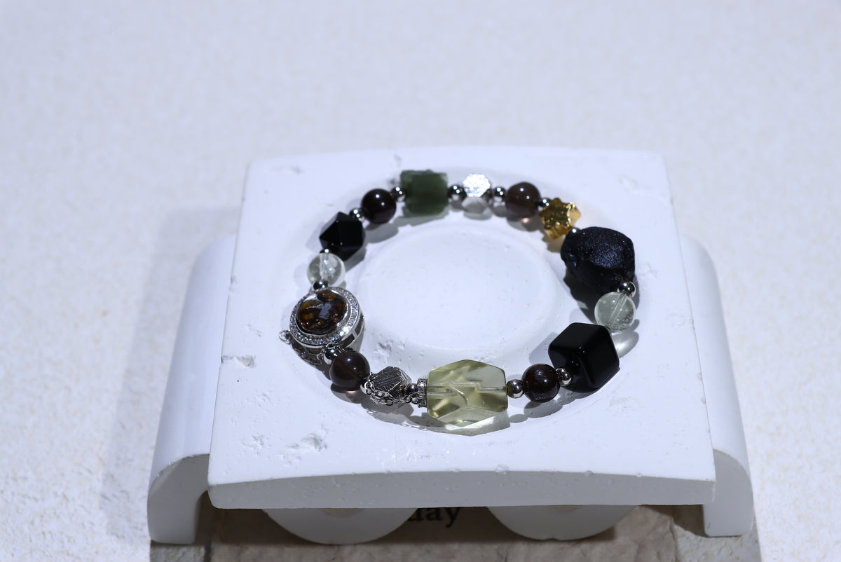 Meteorite free form Bracelet
