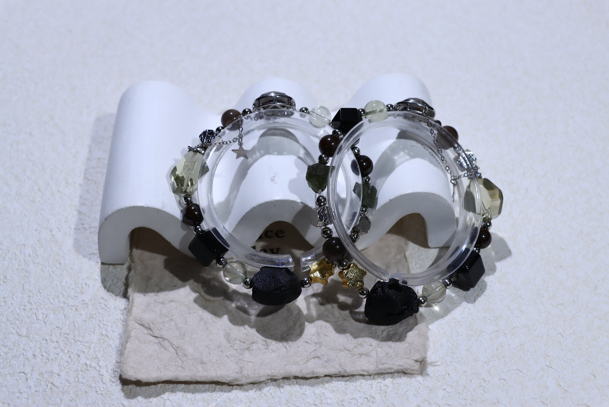 Meteorite free form Bracelet