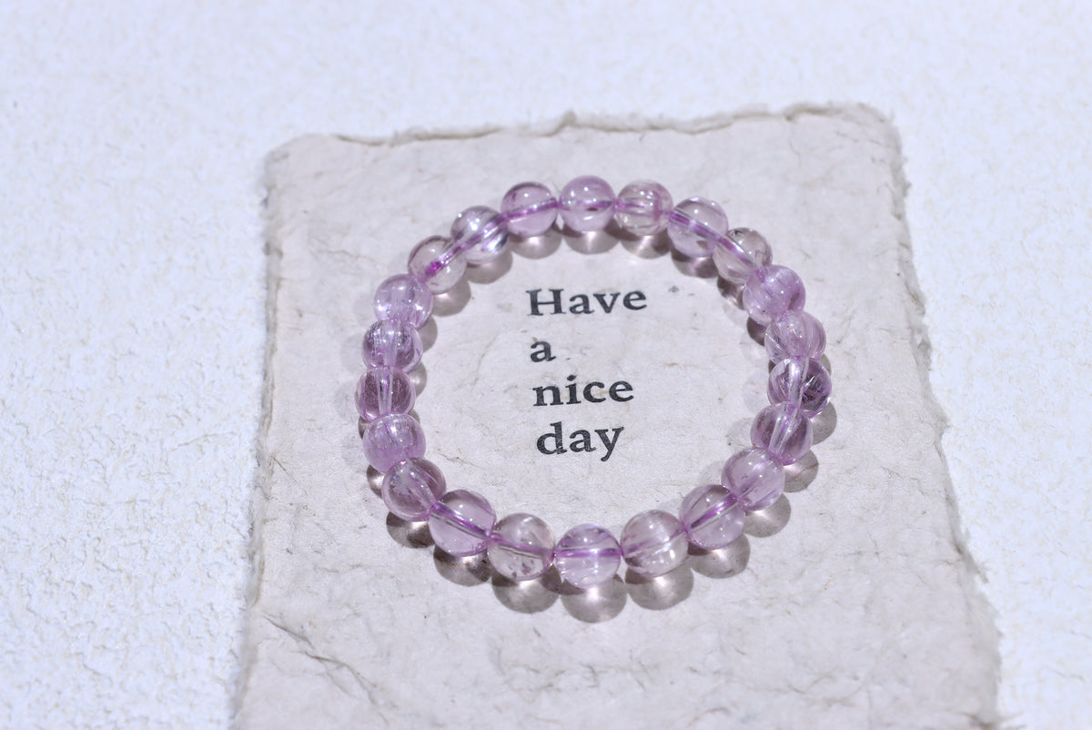 Kunzite Crystal Bracelet