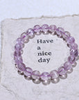 Kunzite Crystal Bracelet