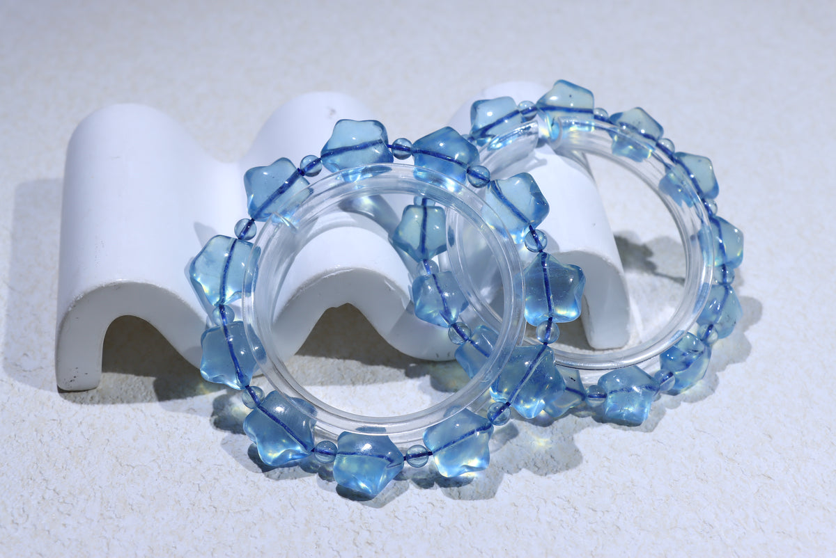 Aquamarine Crystal Bracelet