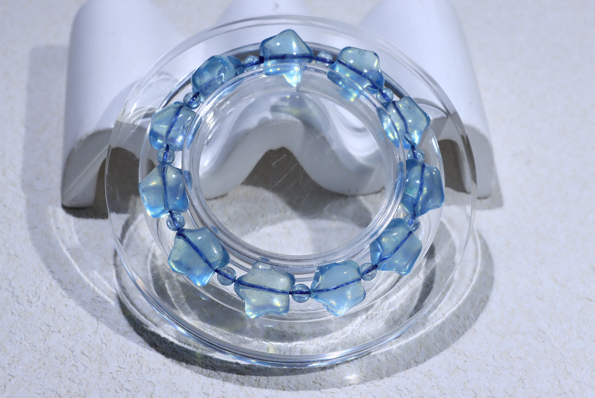 Aquamarine Crystal Bracelet