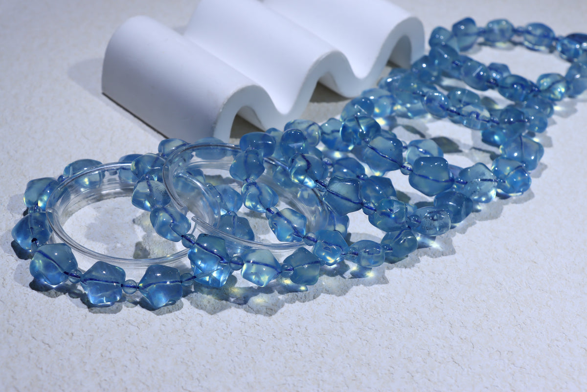 Aquamarine Crystal Bracelet