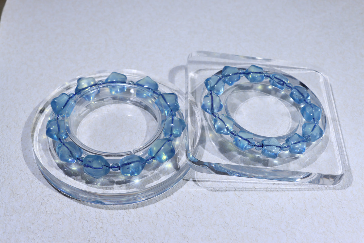 Aquamarine Crystal Bracelet