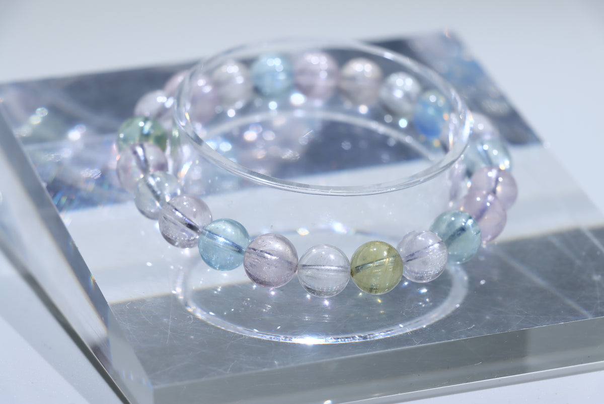 Morganite Crystal Bracelet